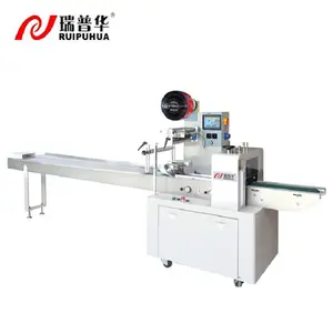 Semi automatic Low noise with CE rotary Flow multifunction other packing machine donut croissant Bagel Pretzel