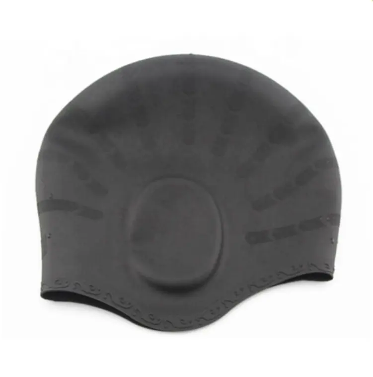 Chapeau de bain universel imperméable en silicone, personnalisé, protection des oreilles
