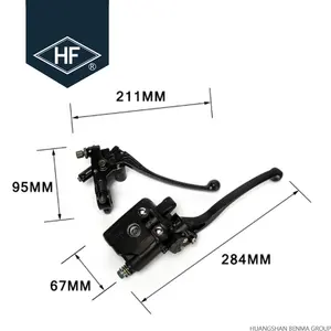 Di Vendita caldo Del Motociclo Cilindro Principale Leva Della Frizione 7/8 "Manubrio Idraulico Leve Freno