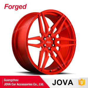 Forjado personalizado 10 rayo rojo <span class=keywords><strong>llantas</strong></span> de aleación de aluminio carreras - Product Image 3