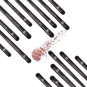 Logo personnalisé 15 pièces ensemble de pinceaux de <span class=keywords><strong>maquillage</strong></span> cosmétique pour les yeux ensemble de pinceaux de fard à paupières professionnel en bois de qualité supérieure bon marché - Product Image 5