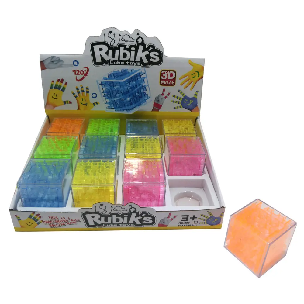 パズルおもちゃ3D教育迷路正方形ラビリンスキューブ