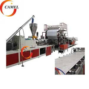 Machine de fabrication de feuille de marbre, imitation PVC, ligne de Production, m
