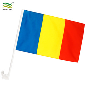 <span class=keywords><strong>Bandiera</strong></span> a mano stampata 100% poliestere, stile Romania, impermeabile e resistente, blu giallo rosso, per esposizione nazionale - Product Image 4