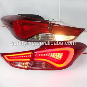 एलईडी पूंछ दीपक प्रकाश Assy हुंडई i35 Avante Elantra 2011-14 साल के लिए लाल रंग क