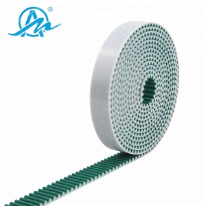 <span class=keywords><strong>Simple</strong></span> face à dents HTD5M + NFT vert <span class=keywords><strong>dentée</strong></span> pu ouvertes <span class=keywords><strong>courroie</strong></span> de distribution - Product Image 1