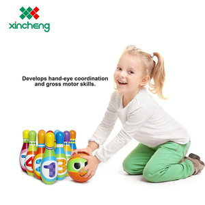 Conjunto de bolas esportivas de espuma eva, eco, fábrica, conjunto de bolas, <span class=keywords><strong>material</strong></span> de espuma, 10 pinos, conjunto de tigelas para crianças