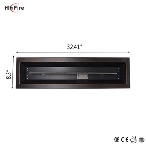 <strong>Outdoor</strong> DIY Flawless Black Stainless <strong>Steel</strong> Fire Pit Table Gas Burner Parts for <strong>Fireplace</strong> - Product Image 2