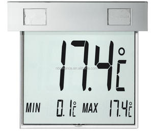 Termômetro digital de janela de jardim, com tela lcd alimentada por energia solar - Product Image 2