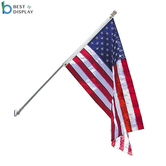 Palo Bandiera 3 Metri Picchetto Terra Nero Asta Bandiera Esterna 3m Flags Importer - Con Picchetto Terra Nero Flags Importer Clip Bandiera - Foto 6