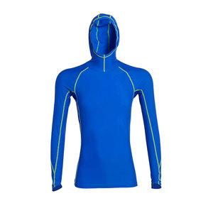 Niza de calidad logotipo personalizado uv protección <span class=keywords><strong>solar</strong></span> <span class=keywords><strong>ropa</strong></span> lycra manga larga para hombre protector de erupción - Product Image 2