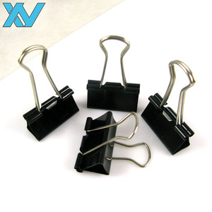 Clips de reliure en métal noir de 32 mm, papeterie de bureau, clips de type <span class=keywords><strong>bulldog</strong></span> - Product Image 4