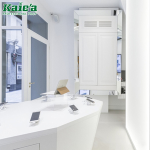 Exhibidor de Madera para Teléfonos Móviles a <span class=keywords><strong>Precio</strong></span> de Fábrica, Vitrina para Mostrador de Tienda de Celulares, Diseño de Interiores - Product Image 5