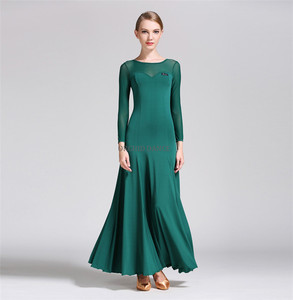 <span class=keywords><strong>Pas</strong></span> <span class=keywords><strong>cher</strong></span> Femmes Filles <span class=keywords><strong>Noir</strong></span> Rouge Longue Robe De Danse de Bal Pratique - Product Image 3