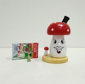 Encensoir Traditionnel Allemand en Forme de Champignon pour Noël, Fait Main, Idéal pour les Cadeaux - Product Image 1