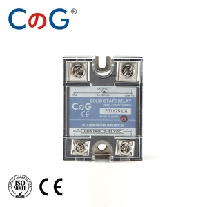 CG SSR-75DA tipo de módulo 24-480VAC fase única DC-AC relé de estado sólido - Product Image 1