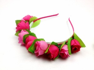 Hotting vente floral fleur hairband <span class=keywords><strong>fantaisie</strong></span> diadème couronne fleur hairband - Product Image 4