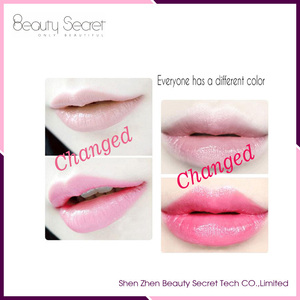Brillo Labial de Gelatina con Flores que Cambian de Color, Etiqueta Privada de Moda, Bálsamo Labial que Cambia de Color - Product Image 4