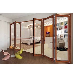 <span class=keywords><strong>Porte</strong></span> <span class=keywords><strong>coulissante</strong></span> <span class=keywords><strong>pliante</strong></span> en verre sur mesure avec cadre en aluminium, <span class=keywords><strong>prix</strong></span> d'usine au Koweït pour portes de <span class=keywords><strong>patio</strong></span> de villa - Product Image 1