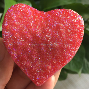 Comercio al por mayor <span class=keywords><strong>de</strong></span> Titanio Natural Gemstone Ángel Aura Cuarzo Corazón para Recuerdo <span class=keywords><strong>de</strong></span> La Boda - Product Image 4