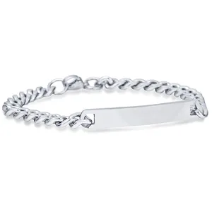 Fashion Jewelry Stainless Steel Bracelet Simple Chain Bracelet Design For Men