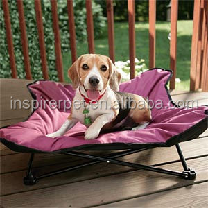 Letto <span class=keywords><strong>per</strong></span> <span class=keywords><strong>Cani</strong></span> da Campeggio con Telaio in Acciaio Resistente, Tessuto Oxford Ecologico, Sdraio <span class=keywords><strong>per</strong></span> il Riposo degli Animali, Dimensioni Personalizzabili, Imballaggio in Cartone - Product Image 3