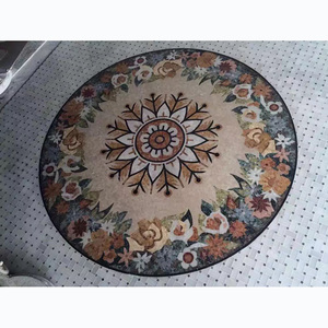 Natural Paving Stone <strong>Mosaic</strong> Flower Pattern,fish <strong>Mosaic</strong> Floor Pattern,round <strong>Sunflower</strong> Marble <strong>Mosaic</strong> Pattern - Product Image 5