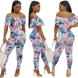 Premium polyester comfortable material women pants dress Jumpsuit