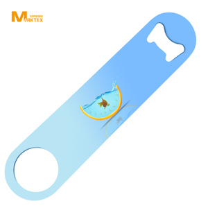 Ouvre-bouteille avec impression, en fer forgé, porte-clé - Product Image 3