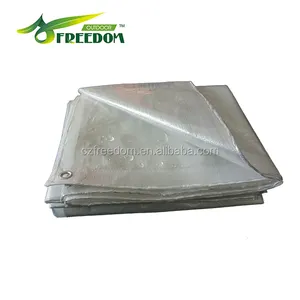 Bâche en plastique tissé enduit <span class=keywords><strong>de</strong></span> LDPE transparent <span class=keywords><strong>de</strong></span> qualité industrielle, économique et durable, imperméable, 80-300 g/m², marque Freedom - Product Image 1