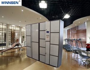 Barcode PIN Code <strong>Password</strong> <strong>Computer</strong> Safe Lockers Beach Locker With Multi Language UI - Product Image 5