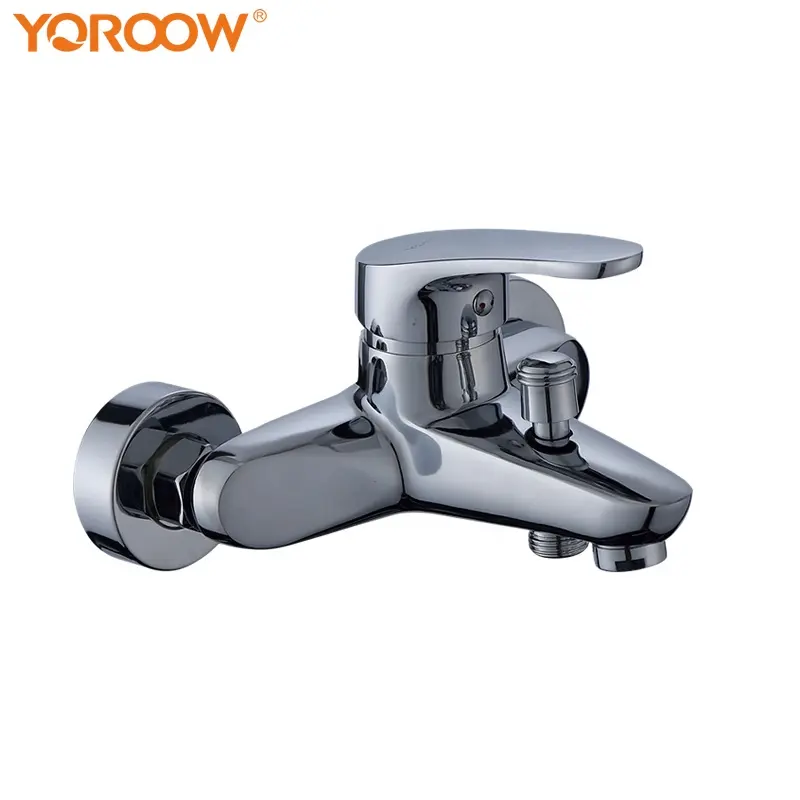China faucet supplier grifo ducha bathroom shower tap rainfall In-Wall zinc body cold and hot water bathtub faucet mixer