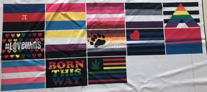 Индивидуальный, 3x5 футов, любовь, мир, уважение, ЛГБТ, поддержка гордости, Радужный Флаг с латунной втулкой - Product Image 5