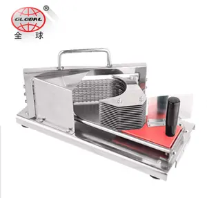 COMERCIAL DE TOMATE cortador de acero inoxidable comercial fácil tomate fruta máquina de corte 4/5 5mm cuchillo distancia TC-1