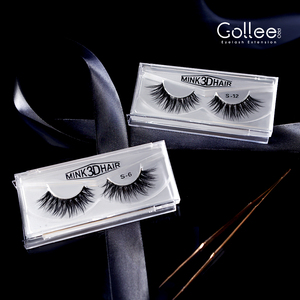 Gollee siberiano hecho menor flor fibra sintética de cada venta al por mayor de seda Real falso Piel de visón pestañas - Product Image 4
