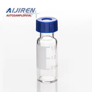 Aijiren лаборатория 2 мл ясная стеклянная бутылка с крышками и перегородки для Высокоэффективная Жидкостная Хроматография GC LC-MS системы