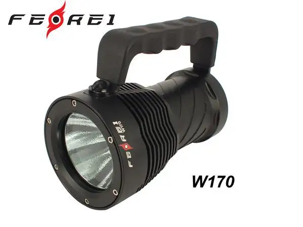 LED torcia per immersione fabbricazione high-end di immersione e ricerca torce Ferei W170 Aggiornato