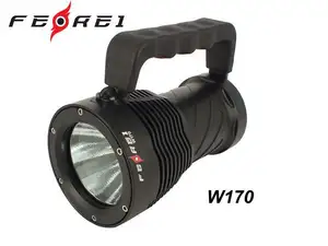 LED buceo antorcha Fabricación de gama alta buceo y búsqueda linternas Ferei W170 actualizado