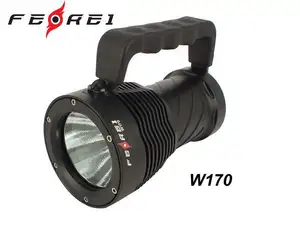 Ferei W170 Senter Menyelam LED, Senter Pencari dan Menyelam Kelas Atas