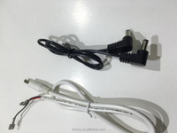 Câble d'alimentation 12V DC, connecteur cylindrique nickelé 5,5x2,1mm, faisceau de câbles pour usage automobile, borne KET 0.8TAB, RoHS, 500mm