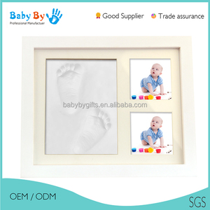 BABYBY Produttore hotsale new fashion bambino footprint e handprint/baby photo frame - Product Image 3