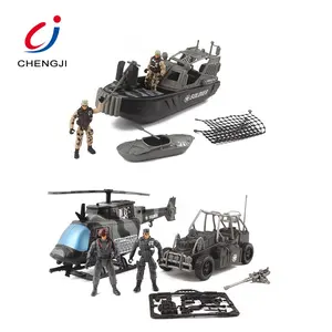 Großhandel armee spielen spielzeug-Gute Qualität Junge Armee Kunststoff Soldat Action figur Modell Militärs pielzeug Spielset