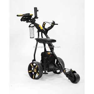 <span class=keywords><strong>Topsun</strong></span> Mô Hình Mới Đức 3 Bánh Cho Thuê Điện Golf Caddy Golf Bag Giỏ Hàng Xe Đẩy - Product Image 5