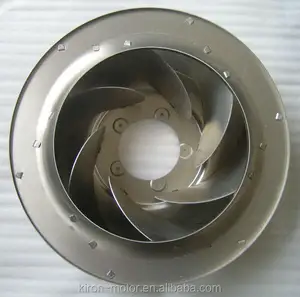 133-630mm conception de roue de ventilateur grand Volume d'air 220/380v ventilateur centrifuge turbine en aluminium