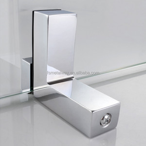 Bán Hot Zinc Alloy Chrome Glass Tường Gắn treo Glass Kệ chân đế 8 mét 10 mét - Product Image 5
