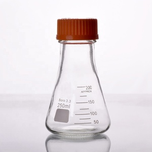실험실 유리 원뿔 플라스크 <span class=keywords><strong>Erlenmeyer</strong></span> 플라스크 125ml 150ml - Product Image 2