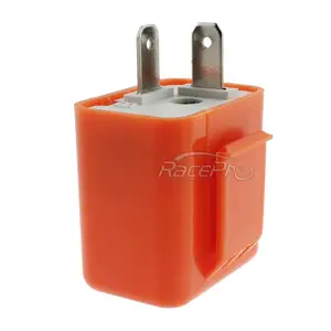 RACEPRO RP6650-1003 אוניברסלי אופנוע היפר 12V 2-Pin מהירות מתכווננת LED איתות מהבהב ממסר