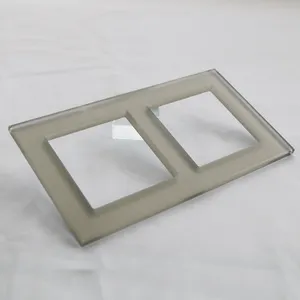 Interruptor táctil de placa de pared de vidrio botón táctil panel