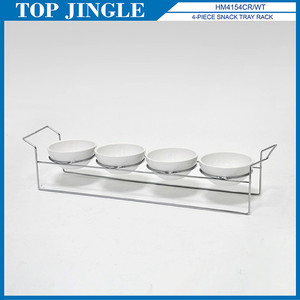 Porte-collations en plastique rouge en forme de goutte de pluie avec support - Product Image 5