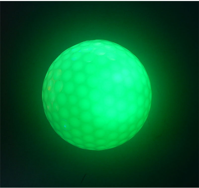 Модный стильный светящийся в темноте флуоресцентный мяч для игры в гольф